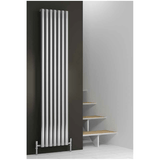 Reina Neva Vertical Single Panel Chrome Finish Designer Radiators - www.ultrabathroom.com