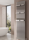 Reina Neval Vertical Single Aluminium Designer Radiators in White / Anthracite Finish - www.ultrabathroom.com