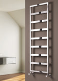 Reina Rezzo Vertical Designer Towel Rail in Chrome Finish - www.ultrabathroom.com