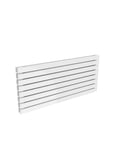 Reina Rione Horizontal Double Panel Designer Radiator in White Finish - www.ultrabathroom.com