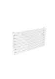 Reina Rione Horizontal Single Panel Designer Radiator in White Finish - www.ultrabathroom.com