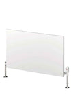 Reina Slimline Horizontal Flat Panel White Finish Designer Radiator - www.ultrabathroom.com