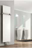 Reina Slimline Vertical Flat Panel White Finish Designer Radiator - www.ultrabathroom.com