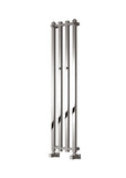 Reina Todi Vertical Designer Towel Rail in Chrome Finish - www.ultrabathroom.com