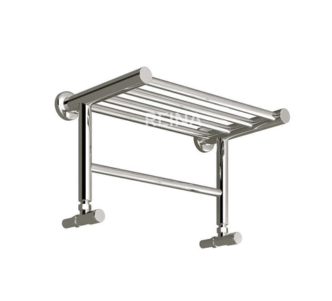 Reina Troisi 532mm x 294mm Polished Finish Stainless Steel Designer Towel Rail - www.ultrabathroom.com