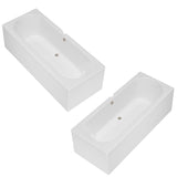 Round Double Ended Bath 1800 x 800mm - www.ultrabathroom.com