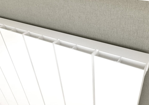 Sanica Cordoba Horizontal Aluminium Radiators White / Anthracite - www.ultrabathroom.com