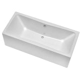 Square Double Ended Bath 1700 x 700mm - www.ultrabathroom.com