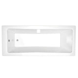 Square Single Ended Bath 1400 x 700mm - www.ultrabathroom.com