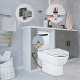 Valeria Back To Wall Combined Bidet Toilet With Soft Close Seat - www.ultrabathroom.com