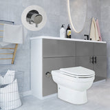 Valeria Back To Wall Combined Bidet Toilet With Soft Close Seat - www.ultrabathroom.com