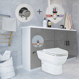 Valeria Back To Wall Combined Bidet Toilet With Soft Close Seat - www.ultrabathroom.com