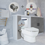 Valeria Back To Wall Combined Bidet Toilet With Soft Close Seat - www.ultrabathroom.com