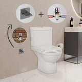 Valeria Closed Couple Combined Bidet Toilet With Soft Close Seat - www.ultrabathroom.com