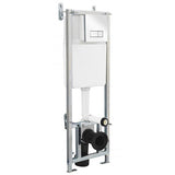 Premier Dual Flush Concealed Cistern Wall Hung Frame Including Push Plate